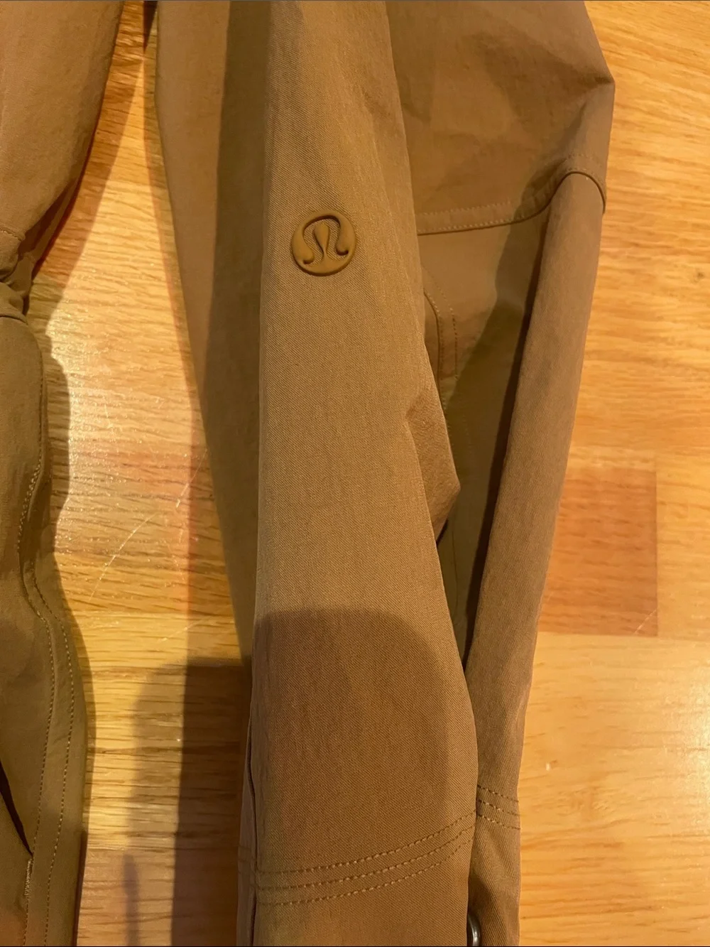 lululemon athletica Brown Drawstring-Waist Utility Jacket
